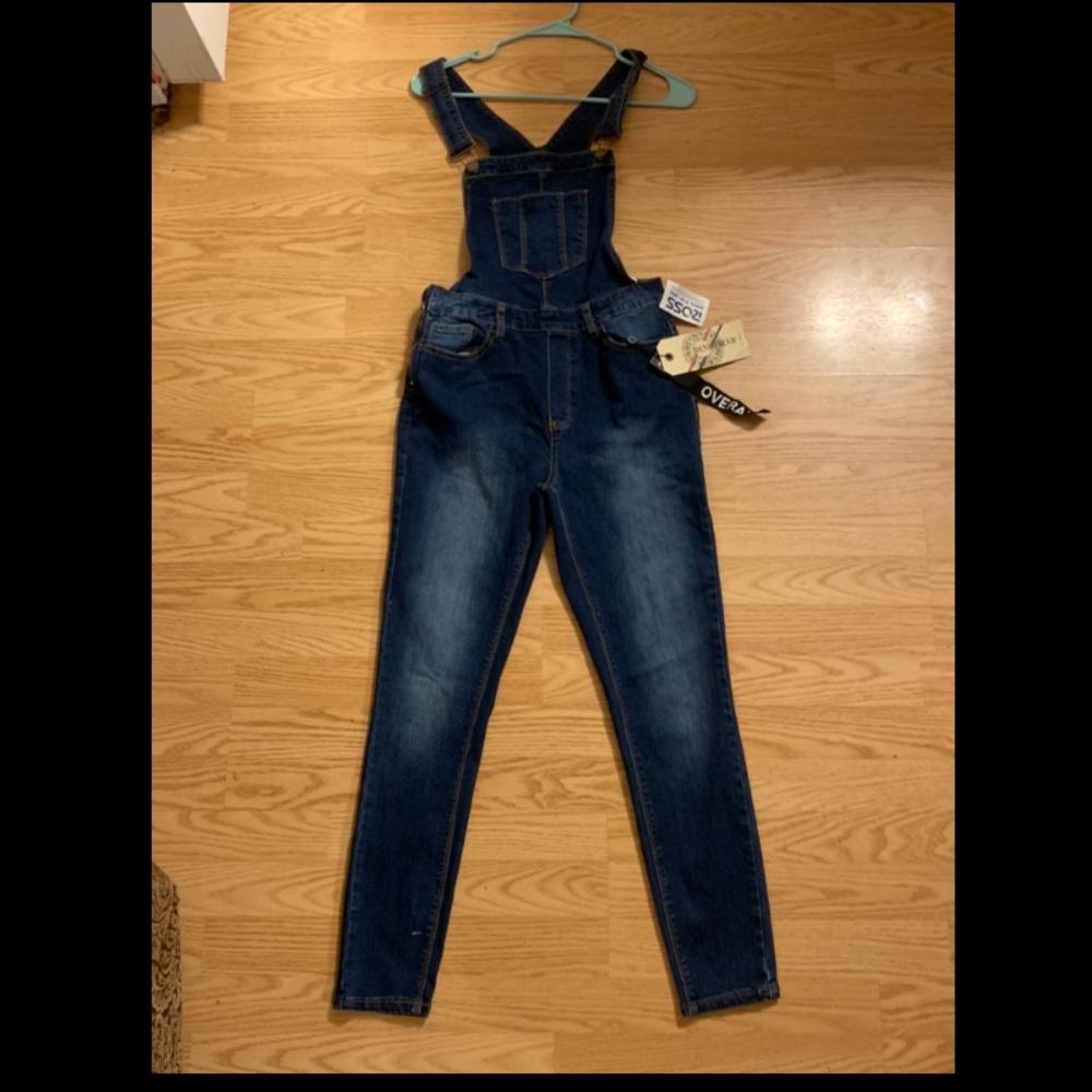 DENIM BLVD Los Angeles MEDIUM OVERALLS